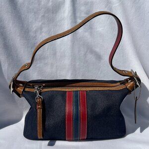 Coach Vintage Denim Demi Shoulder Bag 6854